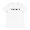 Thriving Faith Women's Relaxed T-Shirt (Matthew Cory Square text)