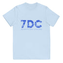 Camiseta juvenil del SDC (estampado azul real)
