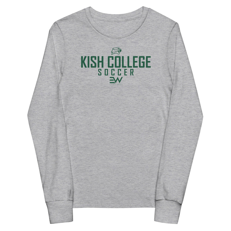 Kishwaukee College Youth long sleeve tee V2