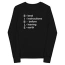 Camiseta de manga larga para jóvenes Thriving Faith (Biblia)