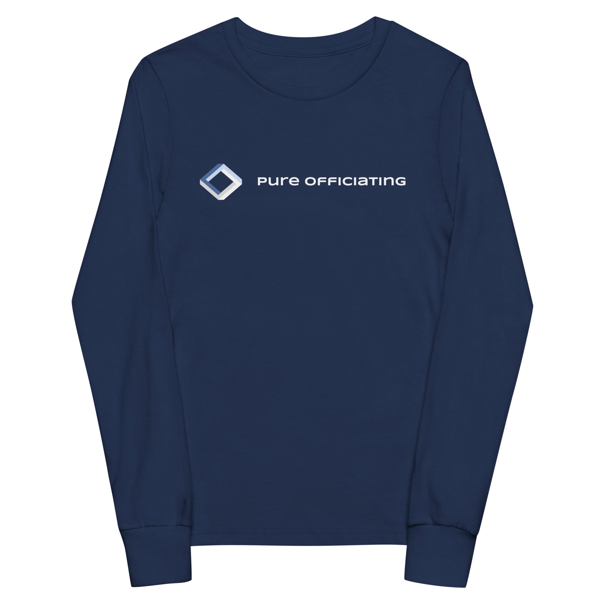 PURE OFFICIATING Youth long sleeve tee V2