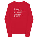 Camiseta de manga larga para jóvenes Thriving Faith (Biblia)