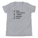 Camiseta de manga corta para jóvenes Thriving Faith (BIBLE)